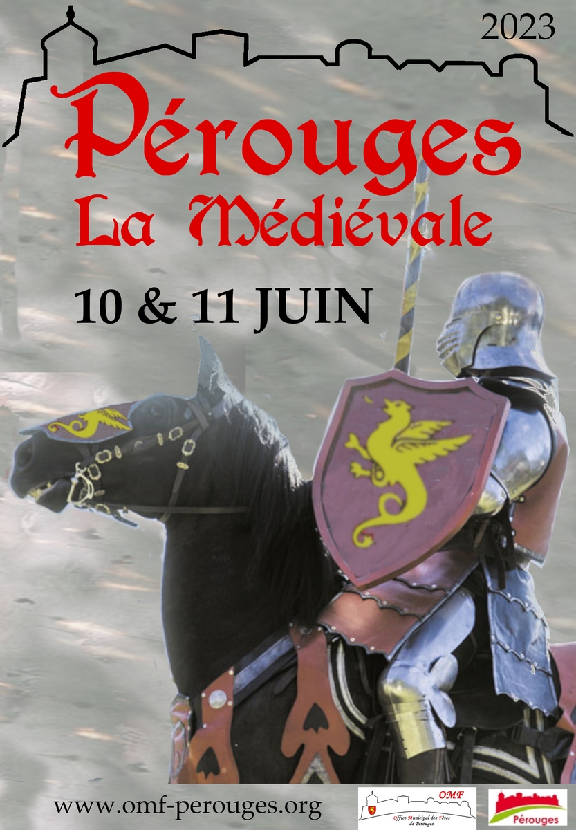 PEROUGES - La Cité Médiévale (Dragon) / MONNAIE DE PARIS 2023